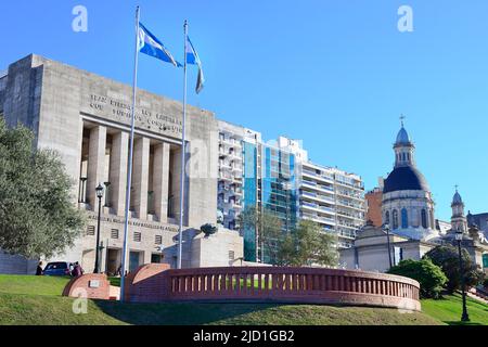 Flaggenmonument, Monumento Historico Nacional a la Bandera, Rosario, Provinz Santa Fe, Argentinien Stockfoto