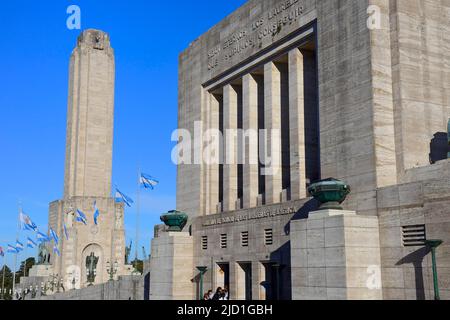 Flaggenmonument, Monumento Historico Nacional a la Bandera, Rosario, Provinz Santa Fe, Argentinien Stockfoto