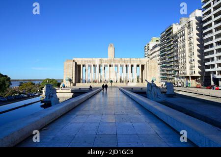 Flaggenmonument, Monumento Historico Nacional a la Bandera, Rosario, Provinz Santa Fe, Argentinien Stockfoto