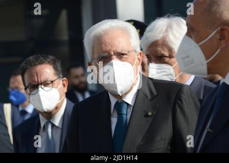 Rom, Italien. 16.. Juni 2022. Sergio Mattarella, Präsident der Italienischen Republik Kredit: Unabhängige Fotoagentur/Alamy Live News Stockfoto