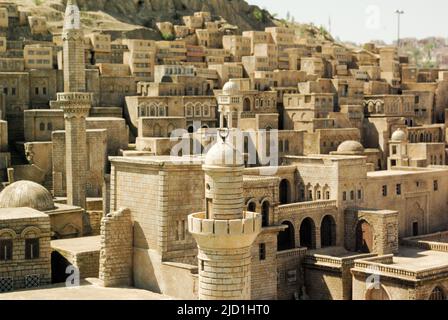 Landschaft der türkischen Stadt Mardin Stockfoto