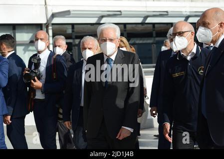 Rom, Italien. 16.. Juni 2022. Sergio Mattarella, Präsident der Italienischen Republik Kredit: Unabhängige Fotoagentur/Alamy Live News Stockfoto