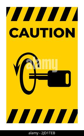 Motorsymbol auf weißem Hintergrund abschalten, Vektorgrafik EPS.10 Stock Vektor