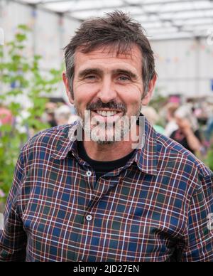 Adam Frost Television Presenter bei BBC Gardener's World Live (NEC) Juni 2022. Stockfoto