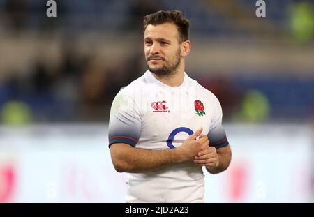 Datei-Foto vom 04-02-2018 von Danny Care, der bereit ist, sein schockierendes England-Comeback zu beenden, nachdem er auf der Bank für die Non-Cap-Internationale am Sonntag gegen die Barbaren in Twickenham benannt wurde. Ausgabedatum: Freitag, 17. Juni 2022. Stockfoto