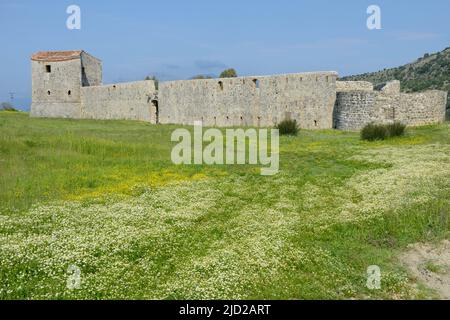 Die Festung von Butrinto auf Albanien Stockfoto