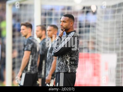 Jonathan TAH (GER) Fußball UEFA Nations League, Spieltag 4, Deutschland (GER) - Italien (ITA) 5: 2, am 14.. Juni 2022 in Borussia Mönchengladbach/Deutschland. Â Stockfoto