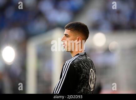 Kai HAVERTZ (GER) Fußball UEFA Nations League, Spieltag 4, Deutschland (GER) - Italien (ITA) 5: 2, am 14.. Juni 2022 in Borussia Mönchengladbach/Deutschland. Â Stockfoto