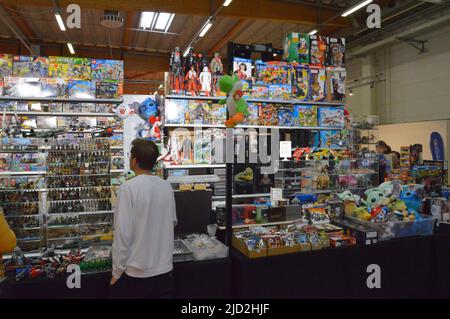 Besucher auf der Modellbaumesse in Bad Salzuflen 2022 Stockfoto