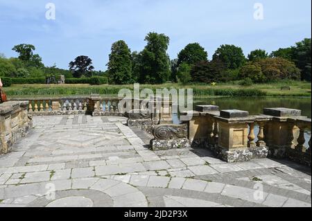 Hever, Kent, UK- Juni 17 2022: Hever Castle in kent das Elternhaus von Anne Boleyn. Stockfoto