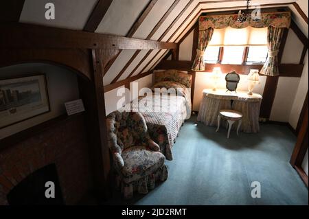 Hever, Kent, UK- Juni 17 2022: Hever Castle in kent das Elternhaus von Anne Boleyn. Stockfoto