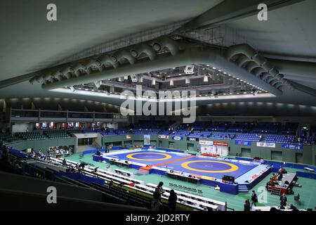 Gesamtansicht, 16. JUNI 2022 - Wrestling : Meiji Cup All Japan Selection Championship at Komazawa Olympic Park Gymnasium, Tokyo, Japan. (Foto von AFLO SPORT) Stockfoto