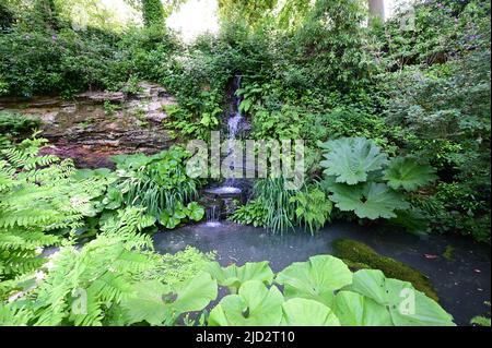 Hever, Kent, UK- Juni 17 2022: Hever Castle in kent das Elternhaus von Anne Boleyn. Stockfoto