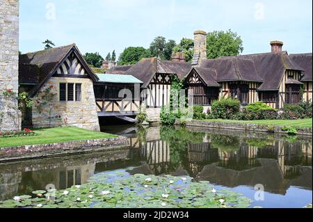 Hever, Kent, UK- Juni 17 2022: Hever Castle in kent das Elternhaus von Anne Boleyn. Stockfoto