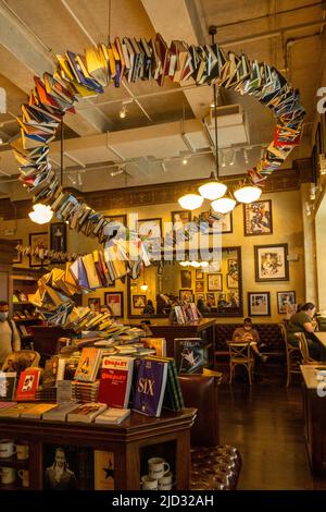 Drama Book Shop von der Drama League als unabhängiger Buchladen in Manhattan NYC gegründet Stockfoto