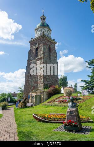 13. Jahrhundert The Bell Tower (Pepperpot), Church Street, Upton-auf-Severn, Worcestershire, England, Vereinigtes Königreich Stockfoto