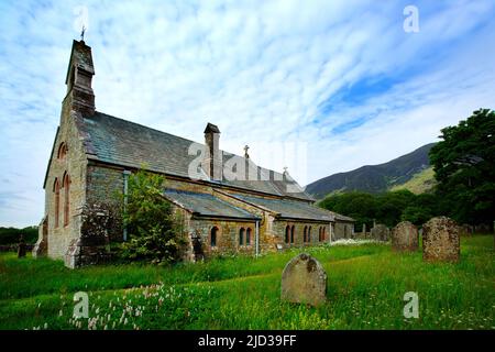 St. Bega's Church, Bassenthwaite, cumbria Stockfoto