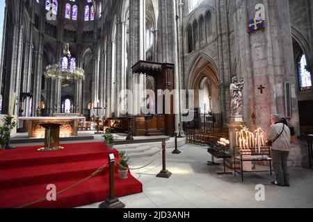 Kathedrale von Bourges in Zentralfrankreich Stockfoto