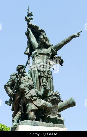 Denkmal für die Kinder der Rhone, Militärdenkmal, Lyon, Rhone, REGION AURA, Frankreich Stockfoto