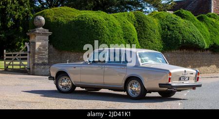 1978 Gold Rolls Royce Stockfoto