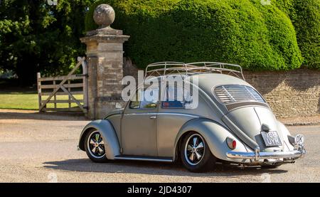 1958 Linksantrieb Volkswagen Beetle Stockfoto