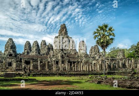 Bayon Tempel in Angkor Thom, Siem Reap Kambodscha Stockfoto