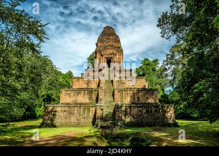 Baksei Chamkrong Tempel, Siem Reap, Kambodscha Stockfoto