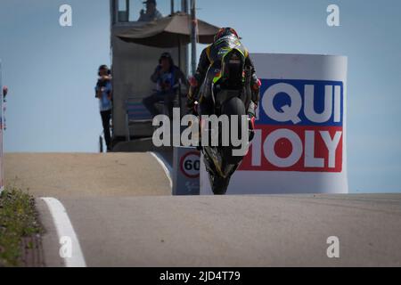 Hohenstein Ernstthal, Deutschland. 17.. Juni 2022. Freies Training vor dem MotoGP Liqui Moly Motorrad Grand Prix Deutschland auf dem Sachsenring. 17. Juni 2022 in Bild: Entrenamientos libres previos al Gran Premio Liqui Moly Motorrad de MotoGP de Alemania en el Circuito de Sachsenring, 17 de Junio de 2022 POOL/ MotoGP.com/Cordon die Pressebilder sind nur für redaktionelle Zwecke bestimmt. Obligatorischer Kredit: © motogp.com Kredit: CORDON PRESS/Alamy Live News Stockfoto