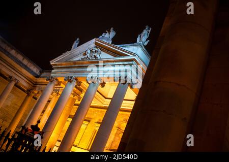 House of Parliament im georgischen Stil in Dublin, Irland. Stockfoto