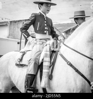 Stierkampf in Cantillana, Spanien Stockfoto