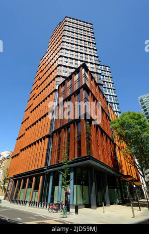 One Crown Place, Sun Street, City of London, Großbritannien Stockfoto