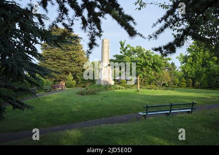 Memorial Garden Alexandra Park Rectory Road Penarth South Wales Stockfoto