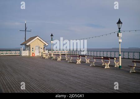 Penarth Pier in Penarth South Wales, Großbritannien Stockfoto