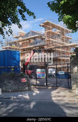 Immobilienentwicklung Bridgeman Road Penarth South Wales Großbritannien Stockfoto