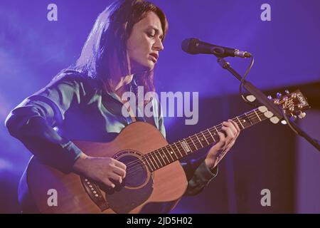 Rom, Italien. 16. Januar 2018. Die italienische Sängerin und Songwriterin Carmen Consoli konzertiert live im Roma Linkem Sound. (Foto von Valeria Magri/SOPA Images/Sipa USA) Quelle: SIPA USA/Alamy Live News Stockfoto