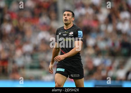 Twickenham, Großbritannien. 18.. Juni 2022. Alex Lozowski #23 während des Spiels in Twickenham, Vereinigtes Königreich am 6/18/2022. (Foto von Craig Thomas/News Images/Sipa USA) Quelle: SIPA USA/Alamy Live News Stockfoto