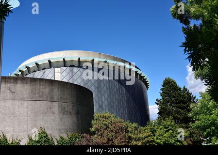 VANCOUVER, BC, KANADA, 03. JUNI 2019: Chan Center for the Performing Arts am Campus der University of British Columbia in Vancouver Stockfoto