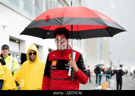 06/18/2022, Circuit Gilles-Villeneuve, Montreal, FORMEL 1 AWS GRAND PRIX DU CANADA 2022, im Bild Teamchef Mattia Binotto (Scuderia Ferrari Mission winnow) Stockfoto