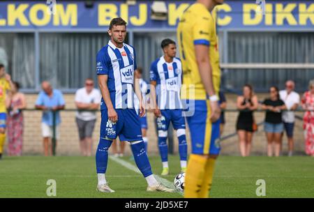 Gent's Hugo Cuypers während eines Freundschaftsspiels zwischen KSC Dikkelvenne und dem Fußballteam der ersten Liga KAA Gent vor der Saison 2022-2023, Samstag, 18. Juni 2022 in Dikkelvenne. BELGA FOTO DAVID CATRY Stockfoto