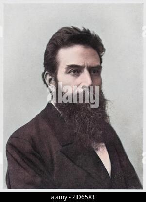 Wilhelm Conrad Rontgen (1845-1923) deutscher Physiker, entdeckte Röntgenstrahlung, Nobelpreisträger 1895, 1901 Colorized Version of : 10003282 Stockfoto