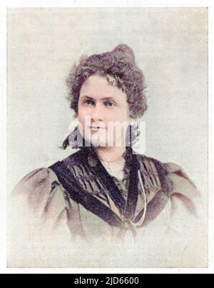 Doctor MARIA MONTESSORI (1870 - 1952), italienische Ärztin und Pädagogin, erste Frau in Italien, die einen medizinischen Abschluss erwarb; Pionierarbeit bei der Kindererziehung. Kolorierte Version von : 10004227 Stockfoto