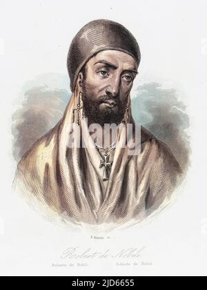 Roberto de Nobili (1577-1656), ein italienischer Jesuitenmissionar in Südindien. Kolorierte Version von : 10005084 Datum: Ca. 1640 Stockfoto