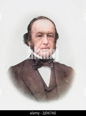 CLAUDE BERNARD (1813 - 1878), französischer Physiologe, der die chemischen Phänomene der Verdauung untersuchte. Kolorierte Version von : 10015813 Stockfoto