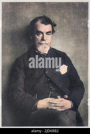 SAMUEL BUTLER (1835 - 1902), Autor von 'Erewon' und 'der Weg alles Fleisches' Foto März 1888. Kolorierte Version von : 10087838 Stockfoto