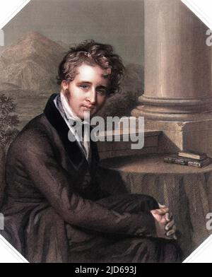 DUDLEY RYDER, erster earl of HARROWBY, als viscount Sandon Staatsmann Colorized Version von : 10160435 Datum: 1762 - 1847 Stockfoto