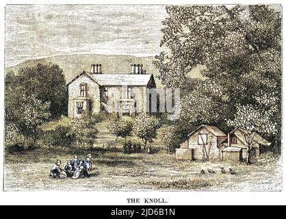 HARRIET MARTINEAU's Home at the Knoll Colorized Version von: 10164577 Datum: 19. JAHRHUNDERT Stockfoto