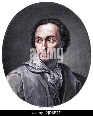 ANTON RAPHAEL MENGS Böhmisch-italienischer Künstler Colorized Version von : 10164887 Datum: 1728 - 1779 Stockfoto