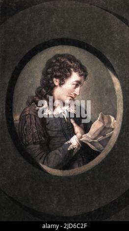 JOHN PHILIP KEMBLE Schauspieler als Abelard, in einem Stück eines unbenannten Dramatikers. Kolorierte Version von : 10169054 Datum: 1757 - 1823 Stockfoto