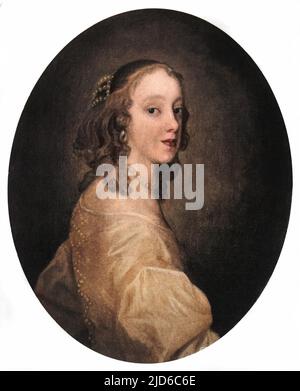 HENRIETTA ANNA duchesse d'ORLEANS, Tochter von Karl I. von England. Kolorierte Version von : 10171397 Datum: 1644 - 1670 Stockfoto