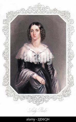 JULIA (geb. Floyd) Dame PEEL Ehefrau von Sir Robert Peel (der Jüngere) Colorized Version von : 10172248 Datum: 1795 - 1859 Stockfoto